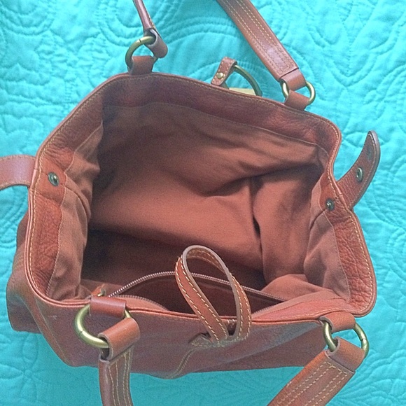 Lauren Ralph Lauren Brown Leather Bag - Picture 6 of 8